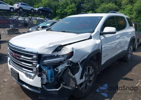 2020 GMC Acadia Awd Slt z USA, uszkodzony, nr VIN 1GKKNUL43LZ196228